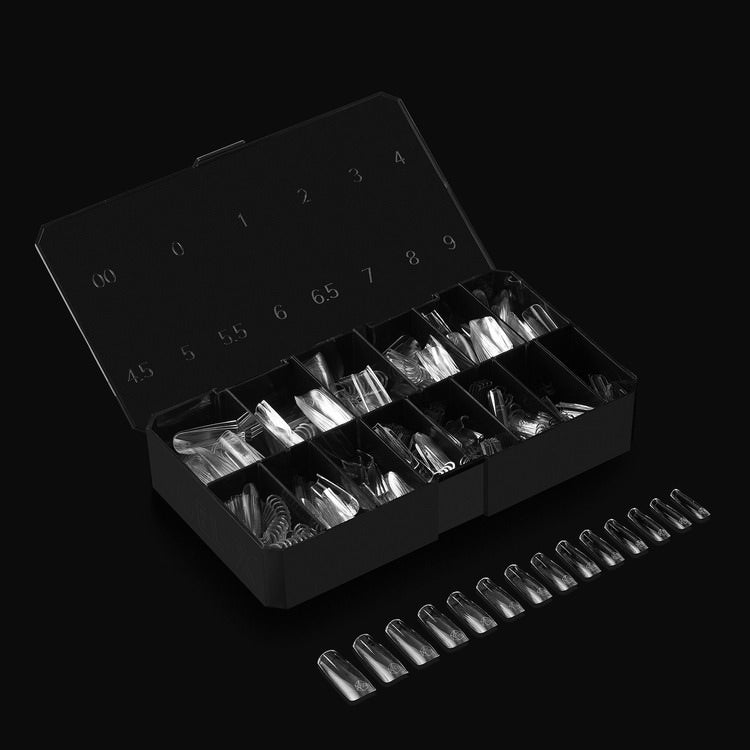 Apres Gel-X Tips 2.0 (Natural Square Long) 600pcs Box - 14 Sizes