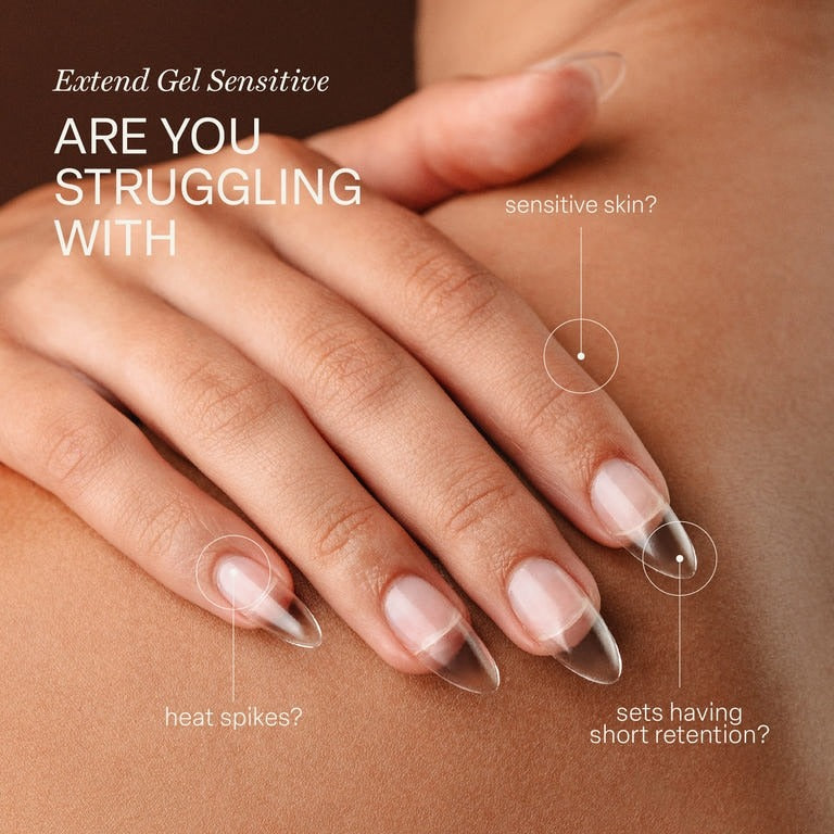 Apres Extend Gel Sensitive 15ml (Rose Gold Bottle Edition - HEMA