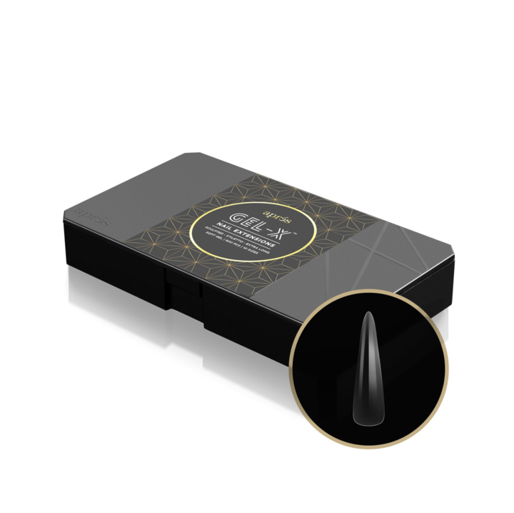 Apres Gel-X Tips (Sculpted Stiletto Extra Long) 250pcs Box - 10 Sizes