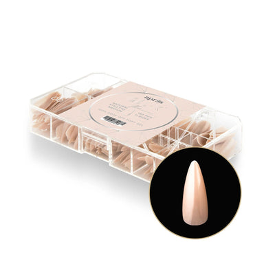Apres Neutrals Alex Gel-X Tips (Natural Stiletto Medium) 150pcs - 11 Sizes