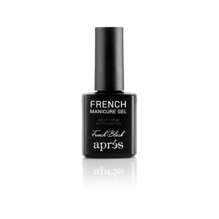 Apres French Manicure Gel Bottle (15ml) French Black