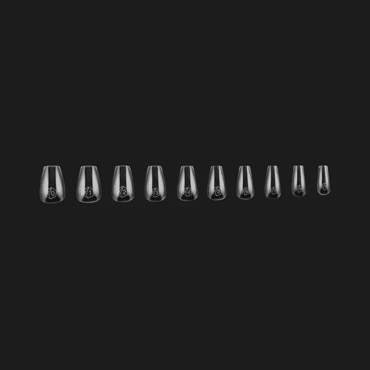 Apres Gel-X Tips (Sculpted Coffin Short) 500pcs Box - 10 Sizes