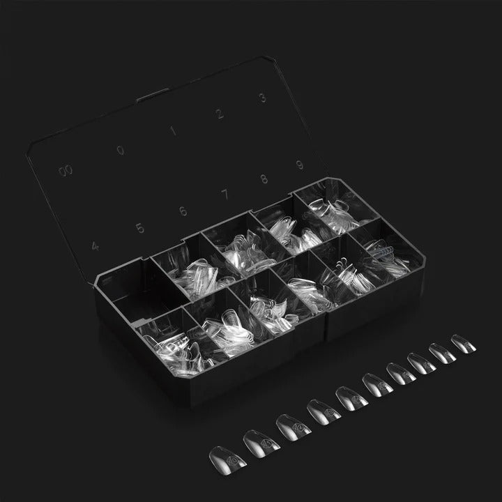 Apres Gel-X Tips (Sculpted Coffin Short) 500pcs Box - 10 Sizes