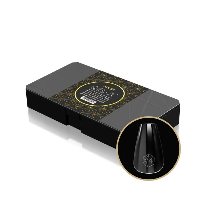 Apres Gel-X Tips (Sculpted Coffin Short) 500pcs Box - 10 Sizes
