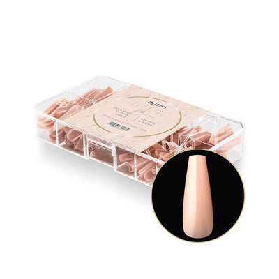Apres Neutrals Lila Gel-X Tips (Sculpted Square Long) 150pcs Box - 11 Sizes