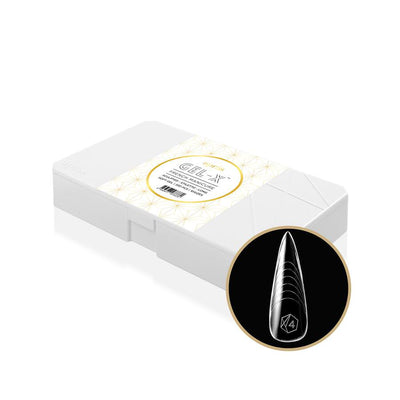 Apres French Manicure Gel-X Tips (Sculpted Stiletto Long) 330pcs Box - 10 Sizes