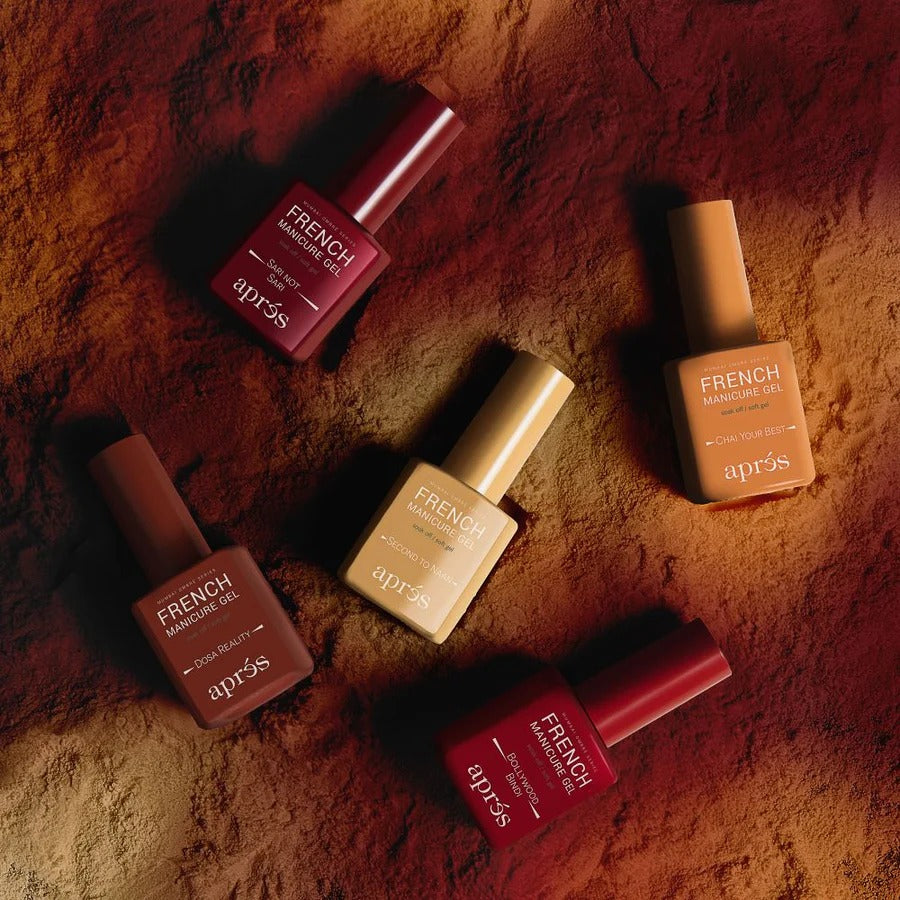 Apres French Manicure Gel Mumbai Ombre Set (5pcs)
