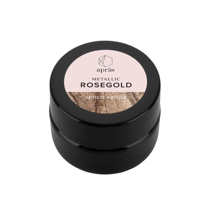 Apres Metallic Rose Gold Artiste ArtGel (3g)