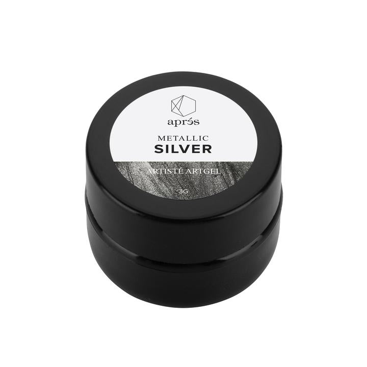 Apres Metallic Silver Artiste ArtGel (3g)
