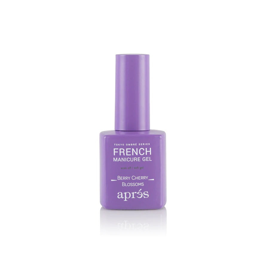 Apres French Manicure Gel Ombre Bottle AB-118 (15ml) Berry Cherry Blossoms