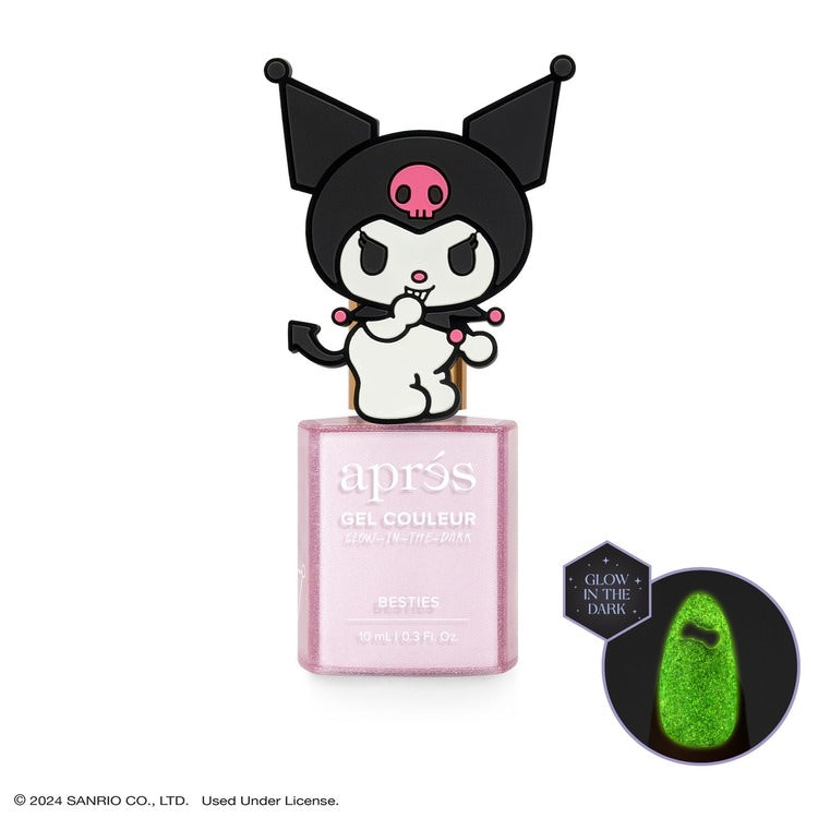 Apres Kuromi Flash Glitter Gel Couleur Polish (10ml) Besties
