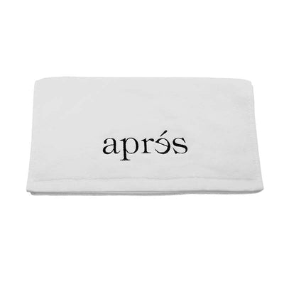 Apres Hand Towel (White with Black Logo) 1pc