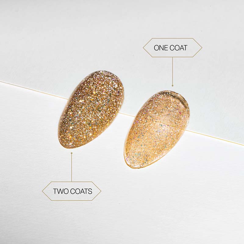Apres Astral Gel Couleur Polish FG03 (10ml) Thats My Twin Flame - Flash Glitter