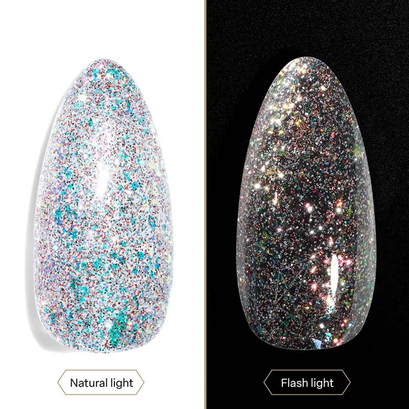 Apres Astral Gel Couleur Polish FG05 (10ml) D.O.B. - Flash Glitter