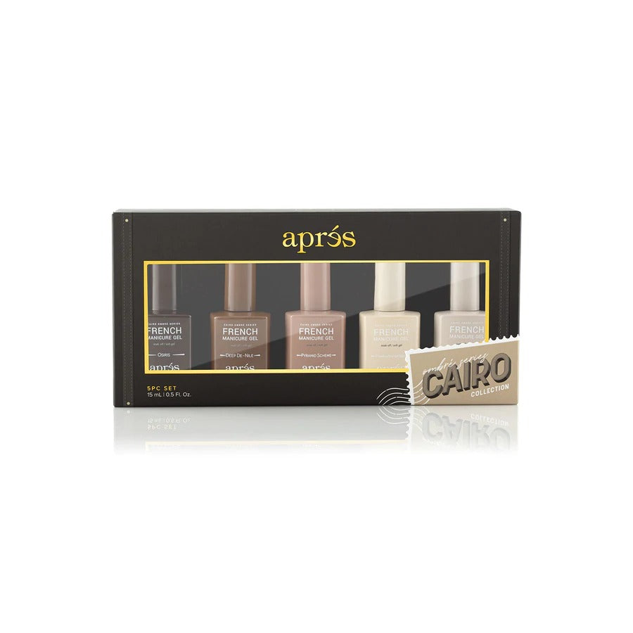 Apres French Manicure Gel Cairo Ombre Set (5pcs)