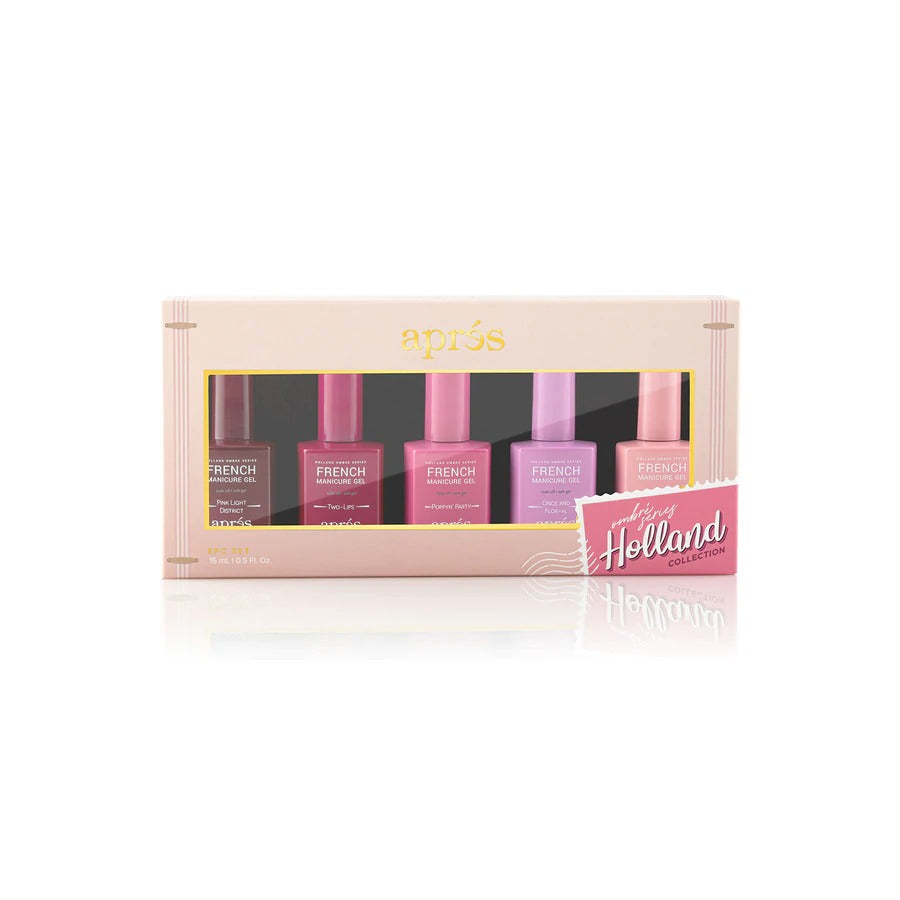 Apres French Manicure Gel Holland Ombre Set (5pcs)
