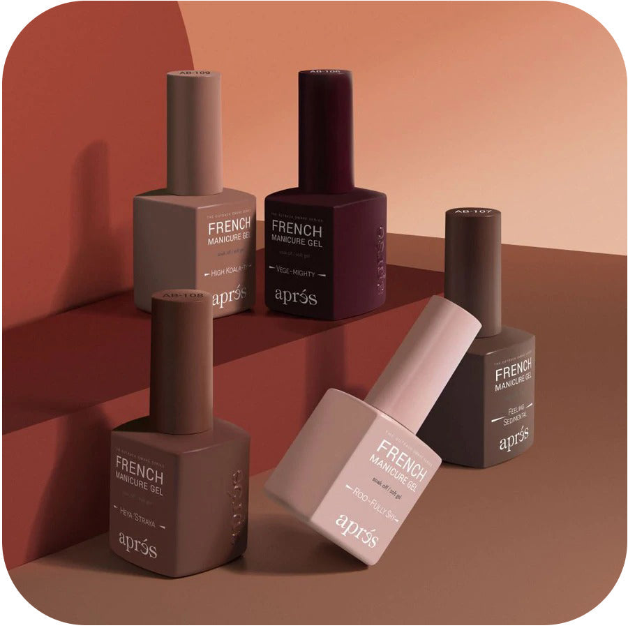 Apres French Manicure Gel Outback Ombre Set (5pcs)