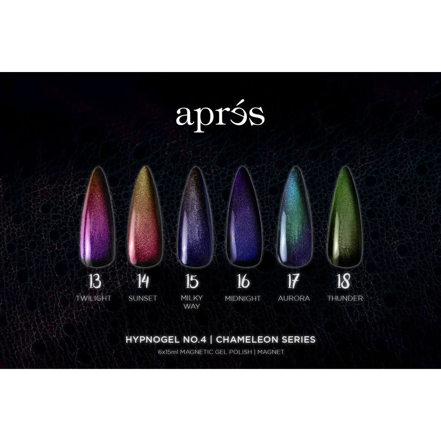 Apres HypnoGel Cat Eye Chameleon Series - Set No. 4 (6 Colours)