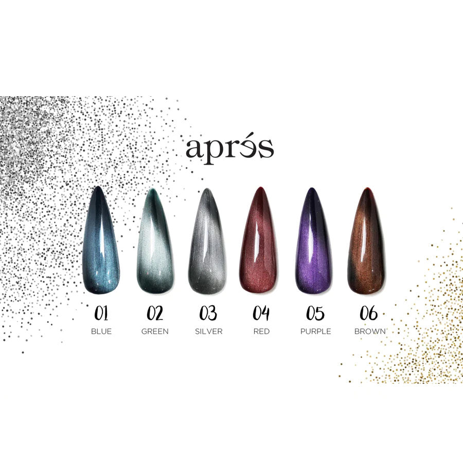 Apres HypnoGel Cat Eye Shimmer Series - Set No. 2 (3 Colours)