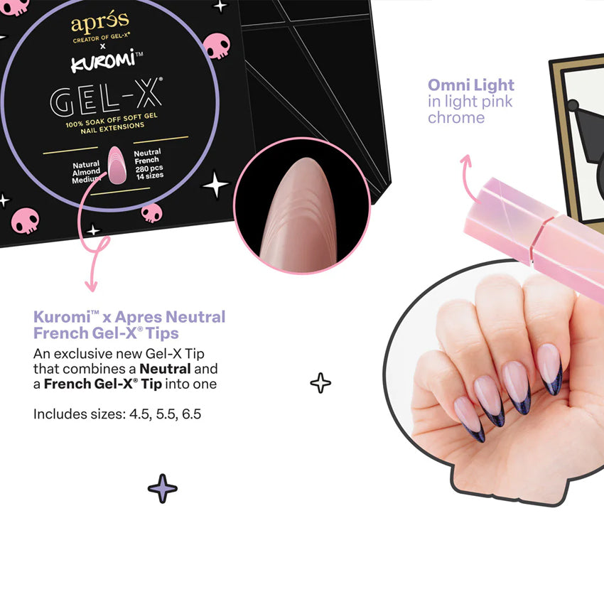 Apres Kuromi Starter Kit (with Patent Case & Gel-X Tips)