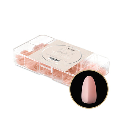 Apres Neutrals Margot Gel-X Tips (Natural Almond Short) 150pcs Box - 11 Sizes