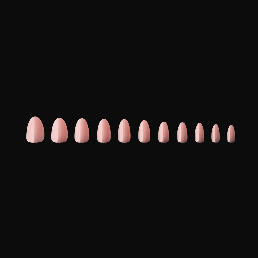 Apres Neutrals Margot Gel-X Tips (Natural Almond Short) 150pcs Box - 11 Sizes