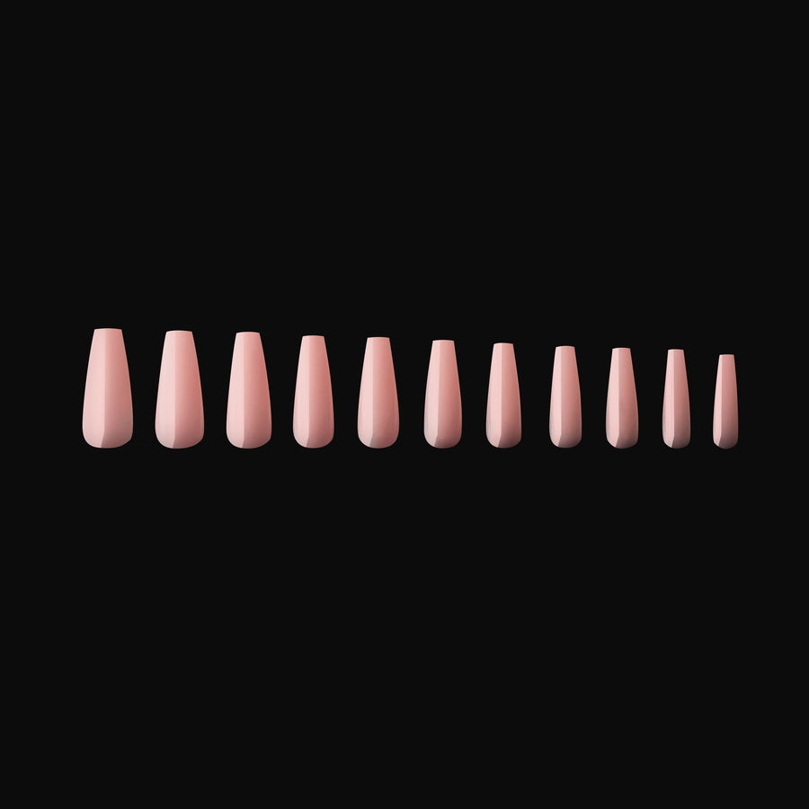 Apres Neutrals Margot Gel-X Tips (Sculpted Coffin Long) 150pcs Box - 11 Sizes
