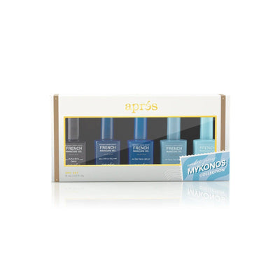 Apres French Manicure Gel Mykonos Ombre Set (5pcs)