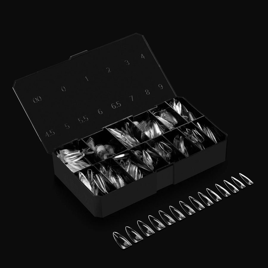 Apres Gel-X Tips 2.0 (Natural Almond Long) 600pcs Box - 14 Sizes