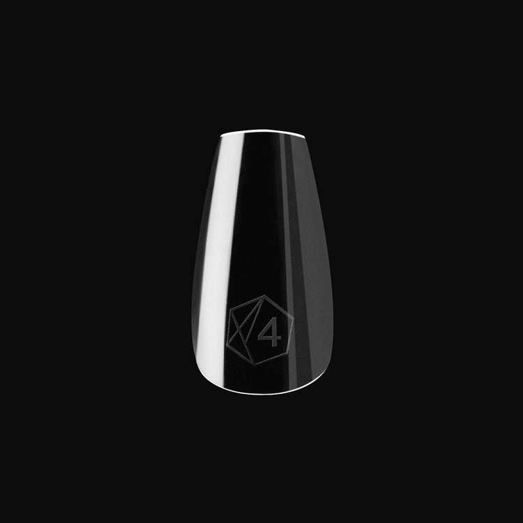 Apres Gel-X Tips 2.0 (Natural Coffin Short) 600pcs Box - 14 Sizes