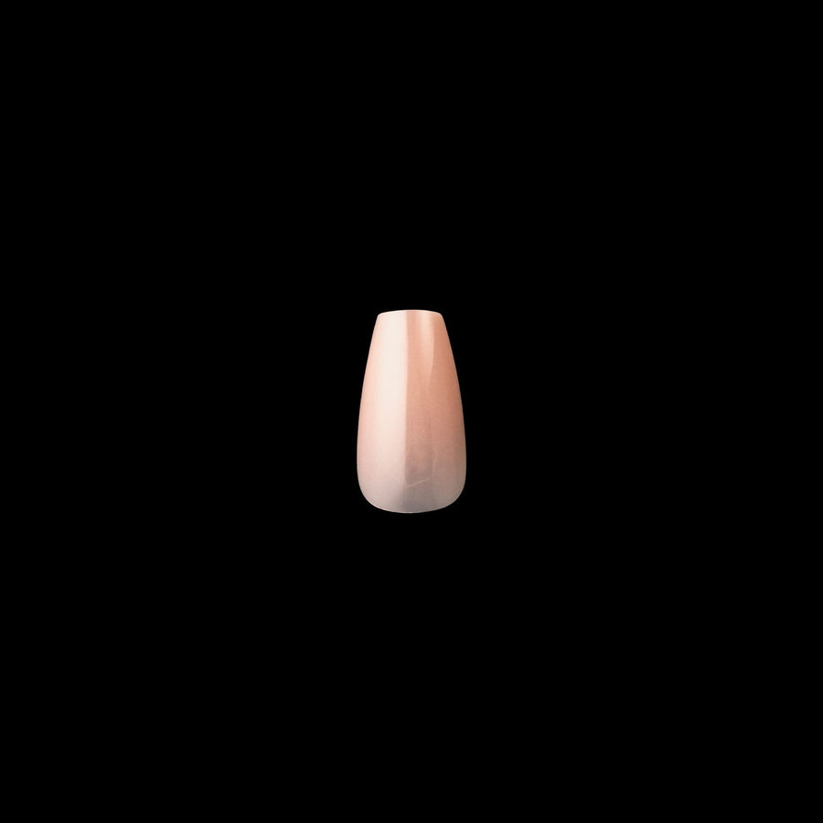 Apres Neutrals Lila Gel-X Tips (Natural Coffin Short) 150pcs Box - 11 Sizes