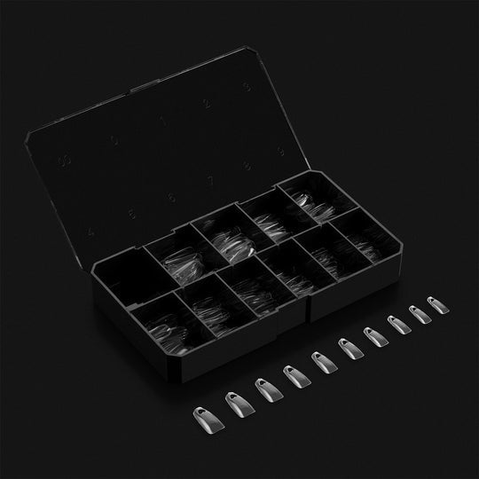 Apres BritneyTOKYO Gel-X Tips (Heart Cut Out Square Medium) 250pcs Box - 10 Sizes
