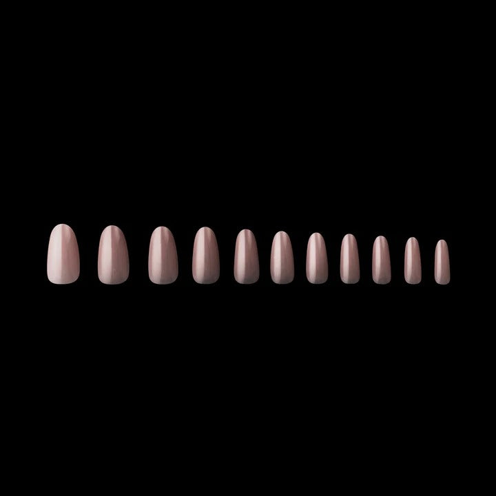 Apres Neutrals Mia Gel-X Tips (Natural Round Medium) 150pcs Box - 11 Sizes