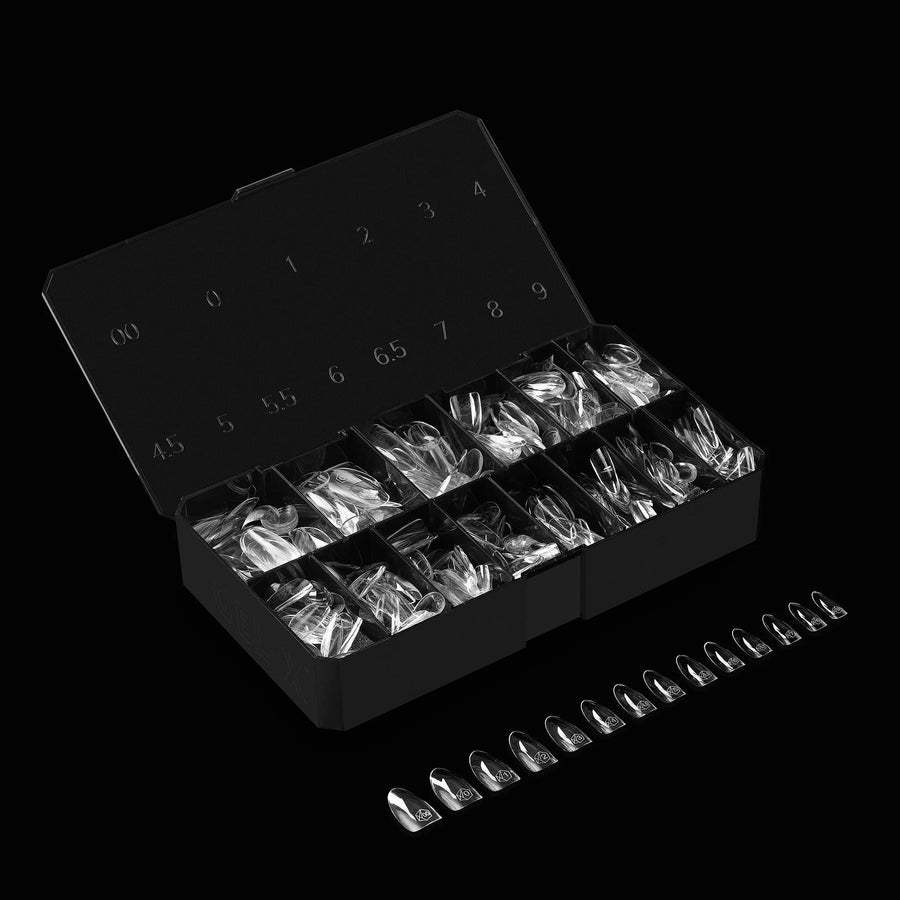 Apres Gel-X Tips 2.0 (Natural Round Medium) 600pcs Box - 14 Sizes
