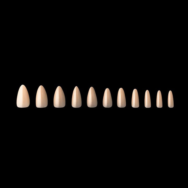 Apres Neutrals Alex Gel-X Tips (Natural Stiletto Short) 150pcs Box - 11 Sizes