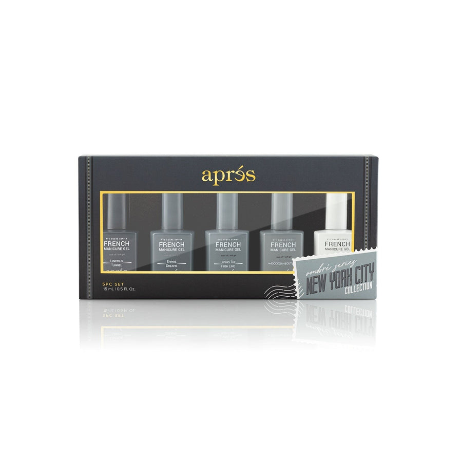 Apres French Manicure Gel New York City Ombre Set (5pcs)