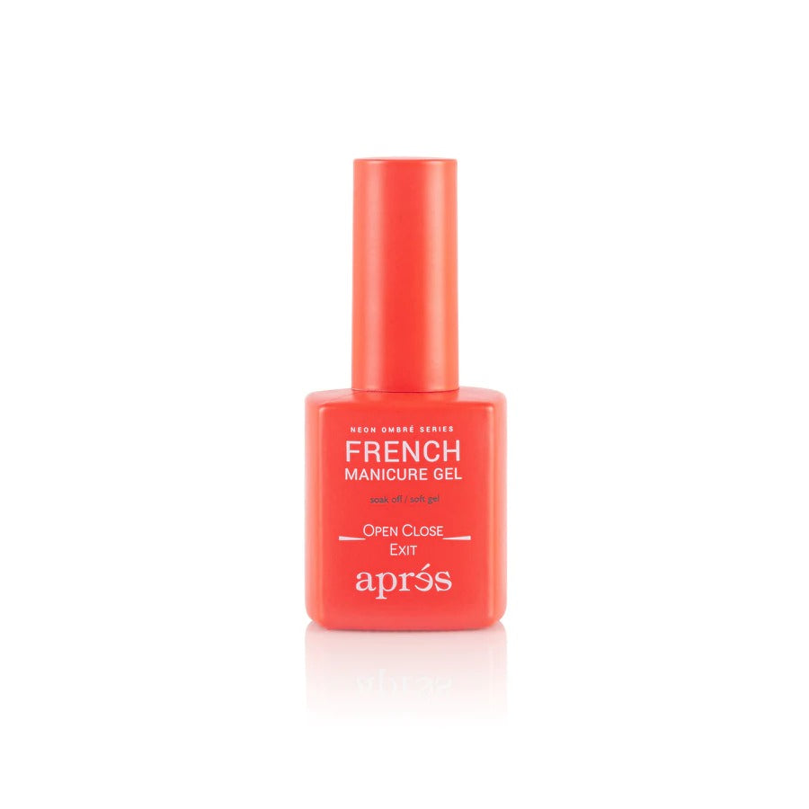 Apres French Manicure Gel Ombre Bottle AB-142 (15ml) Open Close Exit