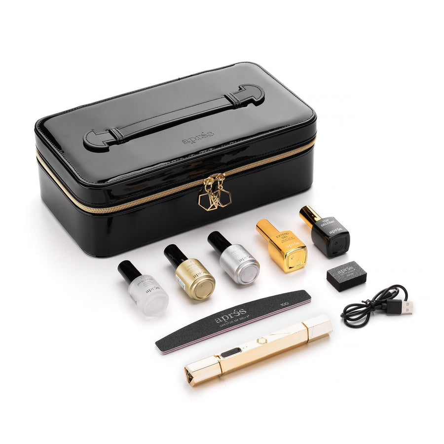 Apres Gel-X Starter Kit 2.0 Upgraded (with Black Patent Case) **NO TIPS**