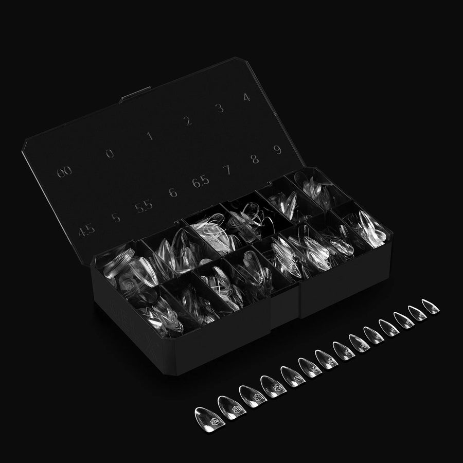 Apres Gel-X Tips 2.0 (Sculpted Almond Medium) 600pcs Box - 14 Sizes