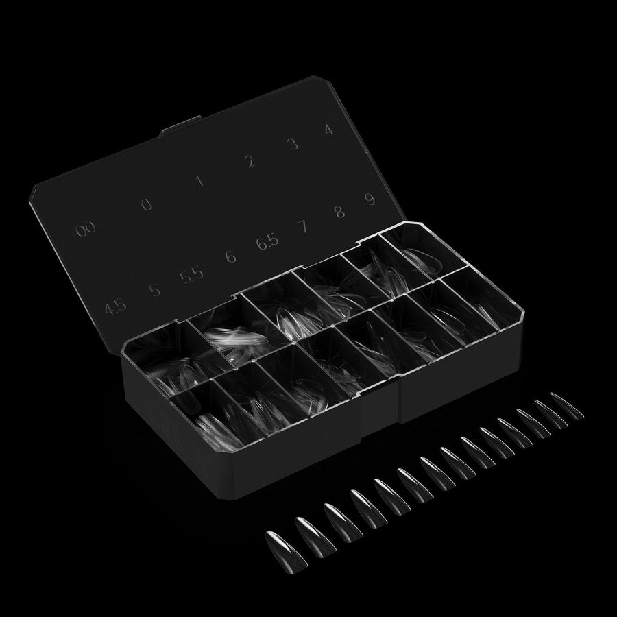 Apres Gel-X Tips 2.0 (Sculpted Almond Extra Long) 350pcs Box - 14 Sizes