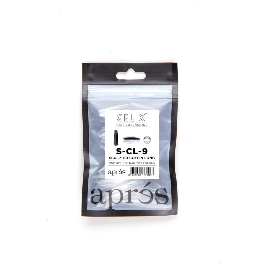 Apres Gel-X Tips (Sculpted Coffin Long) 50pcs Refill Bag