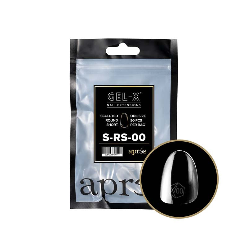 Apres Gel-X Tips 2.0 (Sculpted Round Short) 50pcs Pack Bag