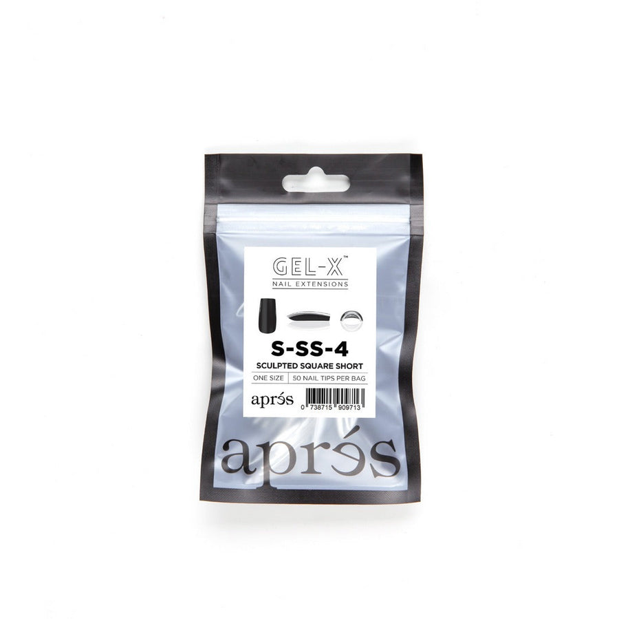 Apres Gel-X Tips (Sculpted Square Short) 50pcs Refill Pack