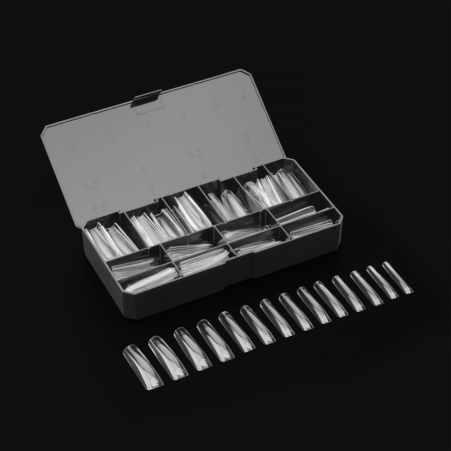 Apres Gel-X Tips 2.0 (Sculpted Square Extra Extra Long) 210pcs Mini Box - 14 Sizes