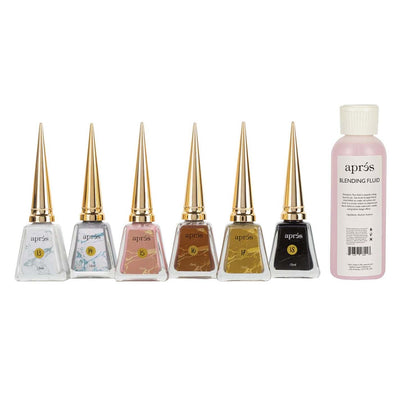 Apres Artiste ArtInk Set No #3 (6 Metallics with Blending Fluid 120ml)