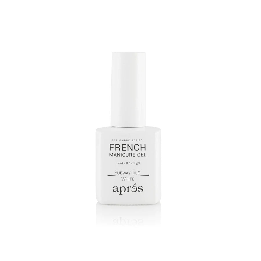 Apres French Manicure Gel Ombre Bottle AB-130 (15ml) Subway Tile White
