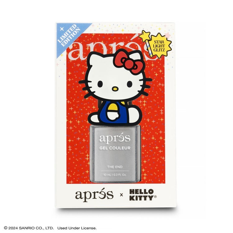 Apres Hello Kitty Flash Glitter Gel Couleur Polish (10ml) The End