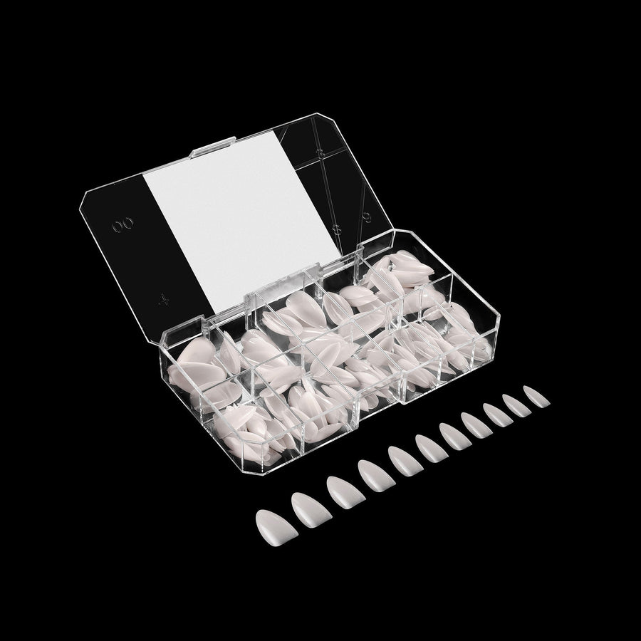Apres Neutrals Whitney Gel-X Tips (Natural Almond Medium) 150pcs Box - 11 Sizes