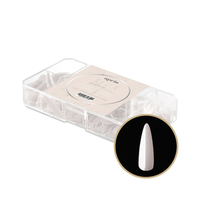 Apres Neutrals Whitney Gel-X Tips (Natural Stiletto Long) 150pcs Box - 11 Sizes