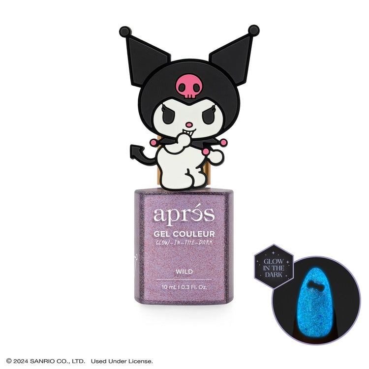Apres Kuromi Flash Glitter Gel Couleur Polish (10ml) Wild